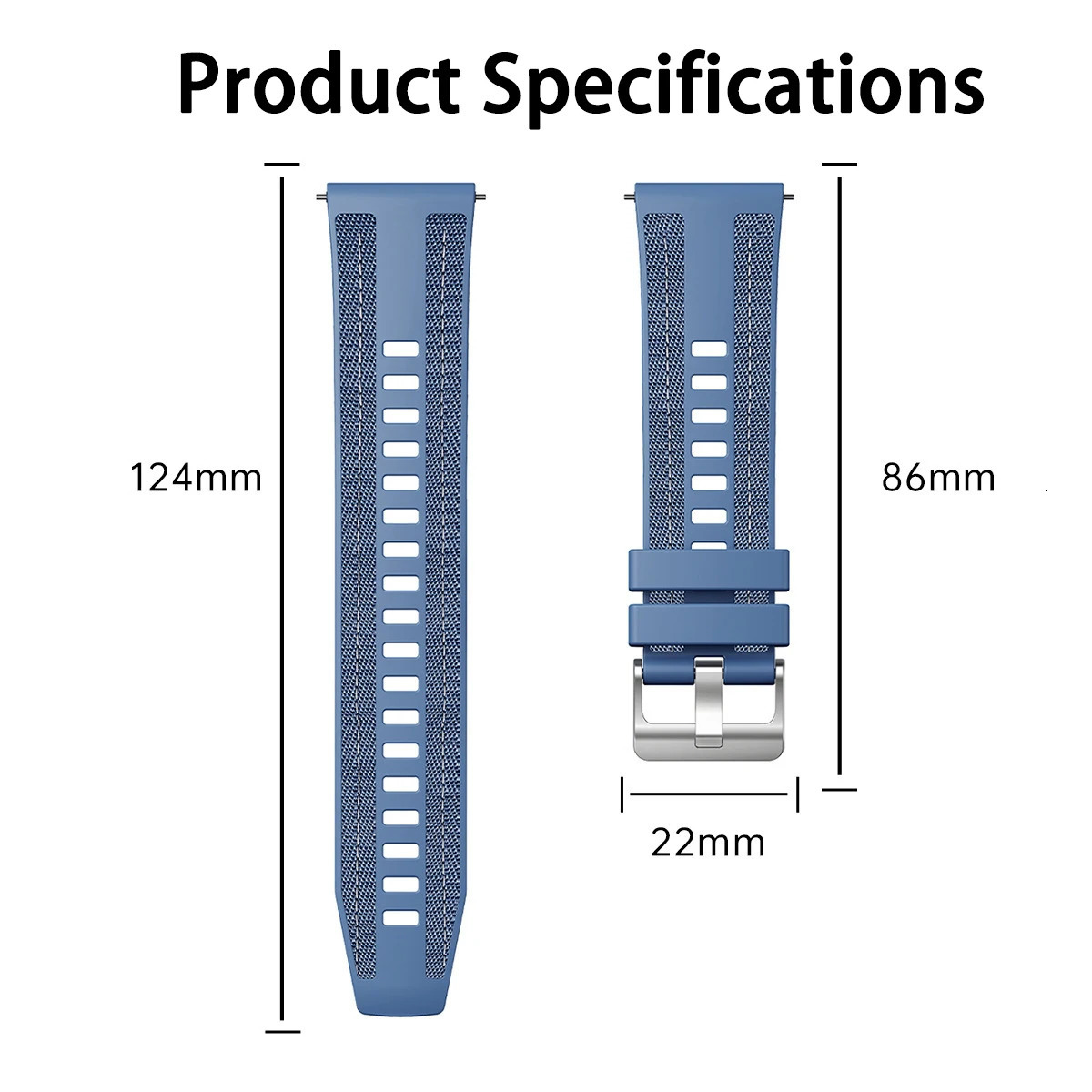 Official 22mm Nylon Strap For WATCH GT 6 5 4 mmWatch ProGT 3 2 Pro mm Composite Silicone Band Bracelet 260318