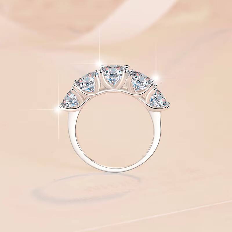 Factory Wholesale 36ct Round Cut VVS1 Fine Jewelry 925 Sterling Moissanite Rings for Women Wedding Engagement Ring Jewelry