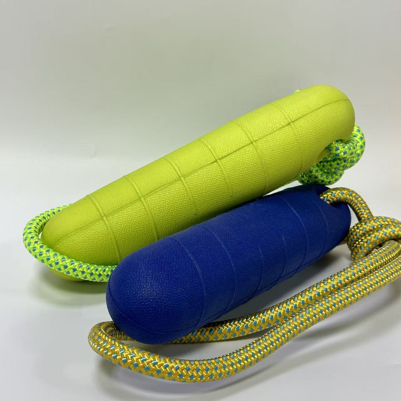 Eco-Friendly Puppy Dental Care Stick Natural Fiber Chewing Toy w/ Strong Cord