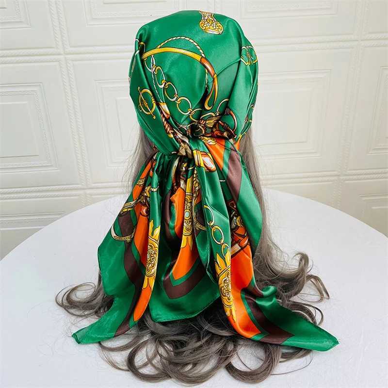 Silk Hair Scarf Scarftop Women Summer Satin Headscarf Foulard Bandana Cheveux Soft Neckerchief Hijab For Ladies Z260330
