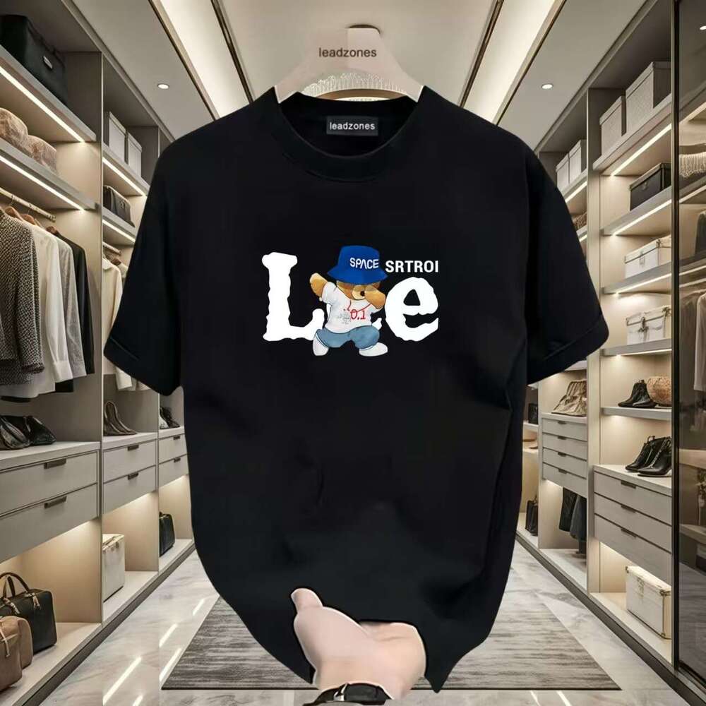 Heavyweight pure cotton short-sleeve T-shirt for men women, summer American style, loose fit, cool and stylish, trendy streetwear, versatile youth top