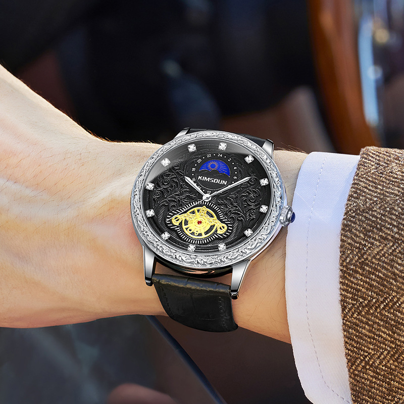 Watches Men Designer Minimalist Luxury Diamond Luxury Moissanite Daily Wear Reloj Hombre Homme Montre De Luxe