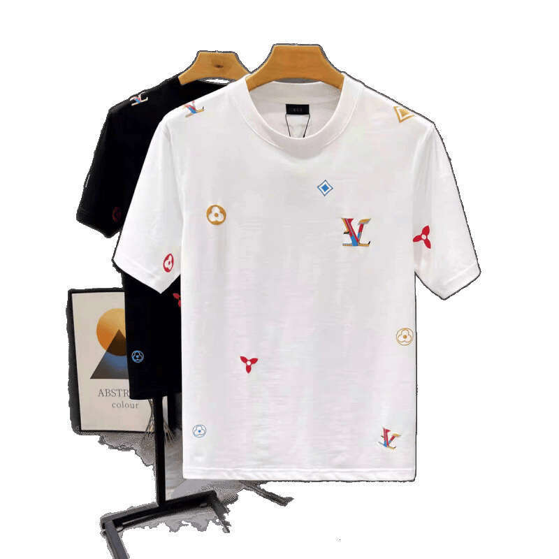 Spring Summer New Men's Casual Couple Fashion Versatile Round Neck Short Sleeve