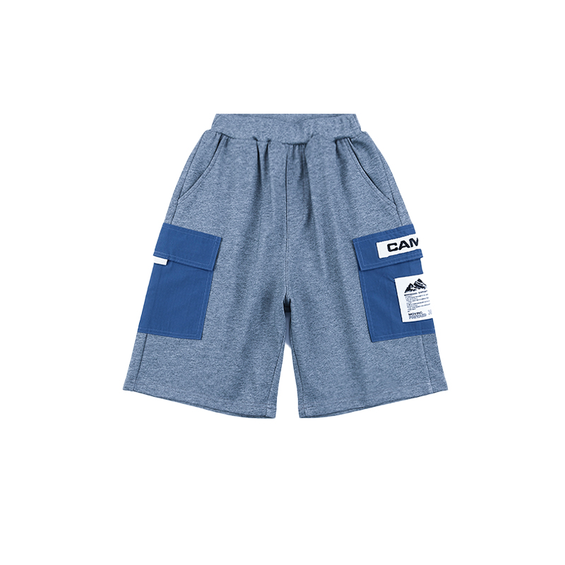 Shorts Kids Mountain Style Color Block Pocket Knit Shorts Casual CAMP Graphic Athletic Shorts 26DX2100