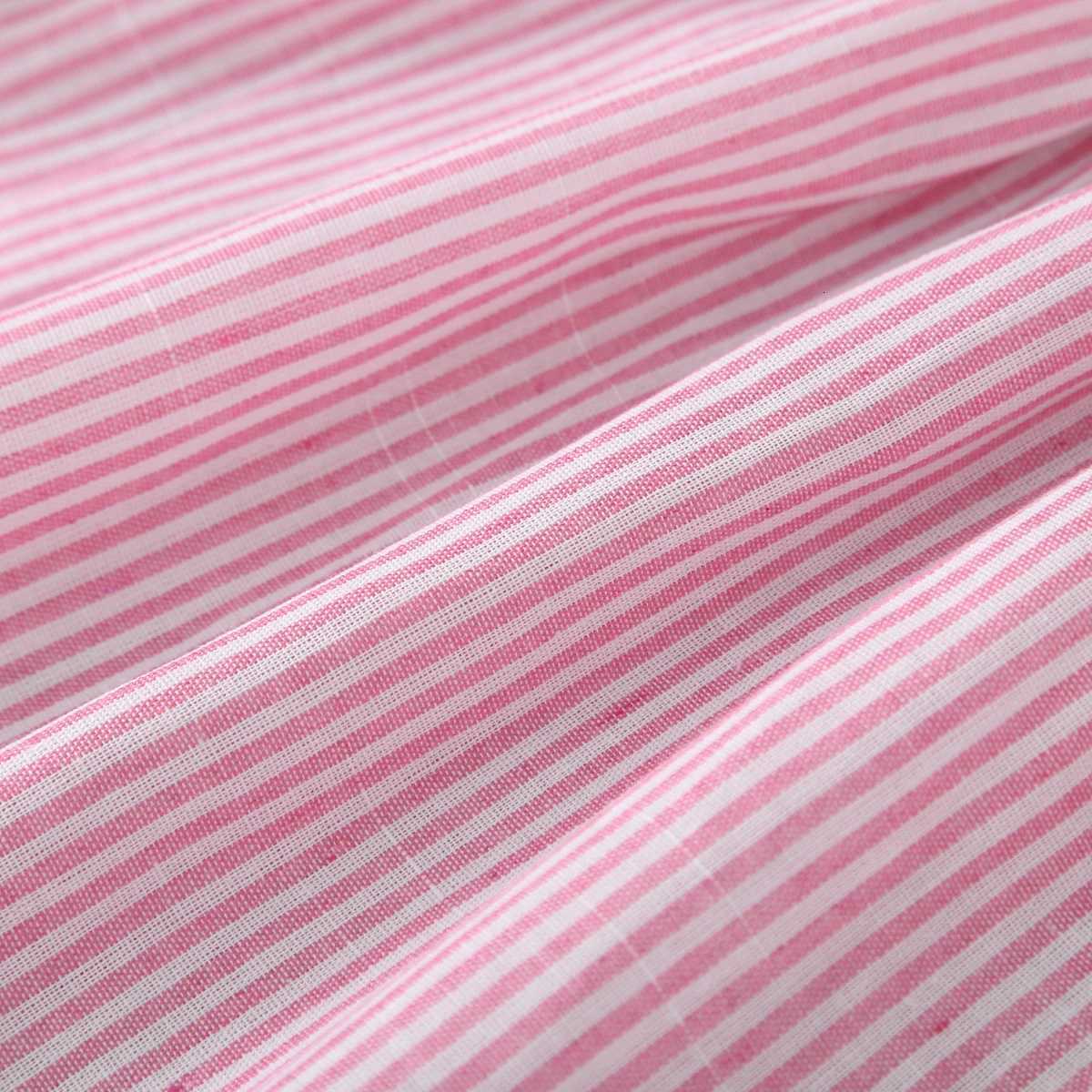 Summer New Childrens Clothing Fashion Pink White Striped Bow Tie Vest Dress Korean Version Girls Casual DressesT260330