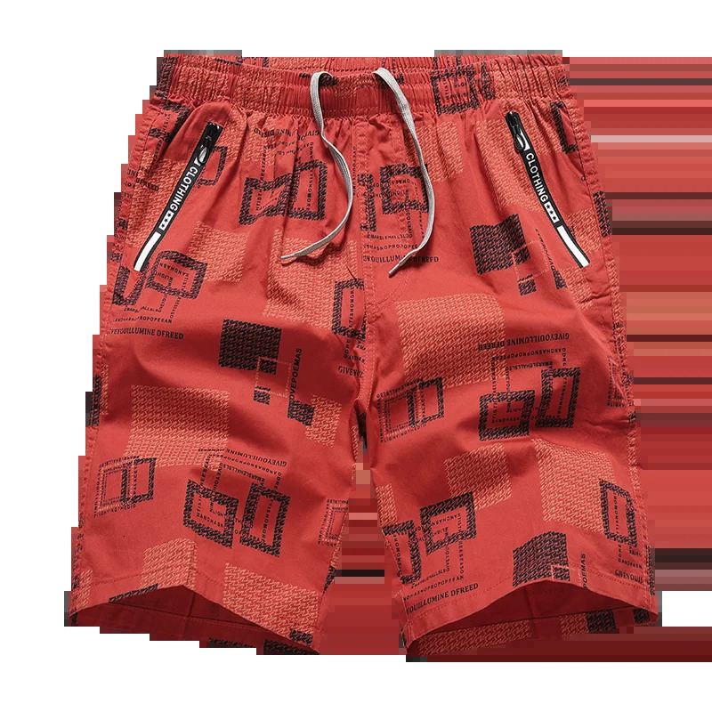 Mens Sweatpants Baggy Comfortable Shorts Male Casual Travel Outdoor Sports Bermuda Shorts Elastic Waist Y2K Print Half Pants 260327