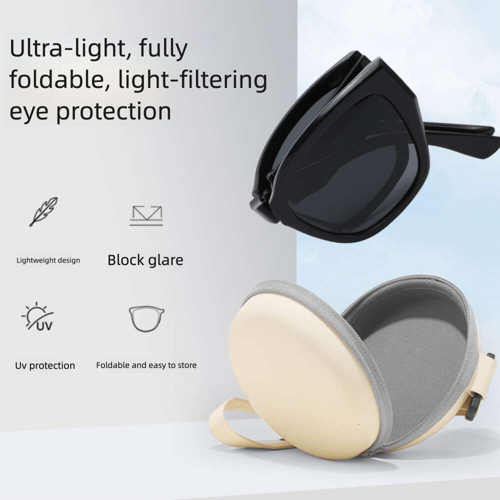 2026 New Model TR Frame Polarized Foldable Adult Sunglasses With Elastic Metal Chain And Nose Pad Kr628 Liuyuemoshang