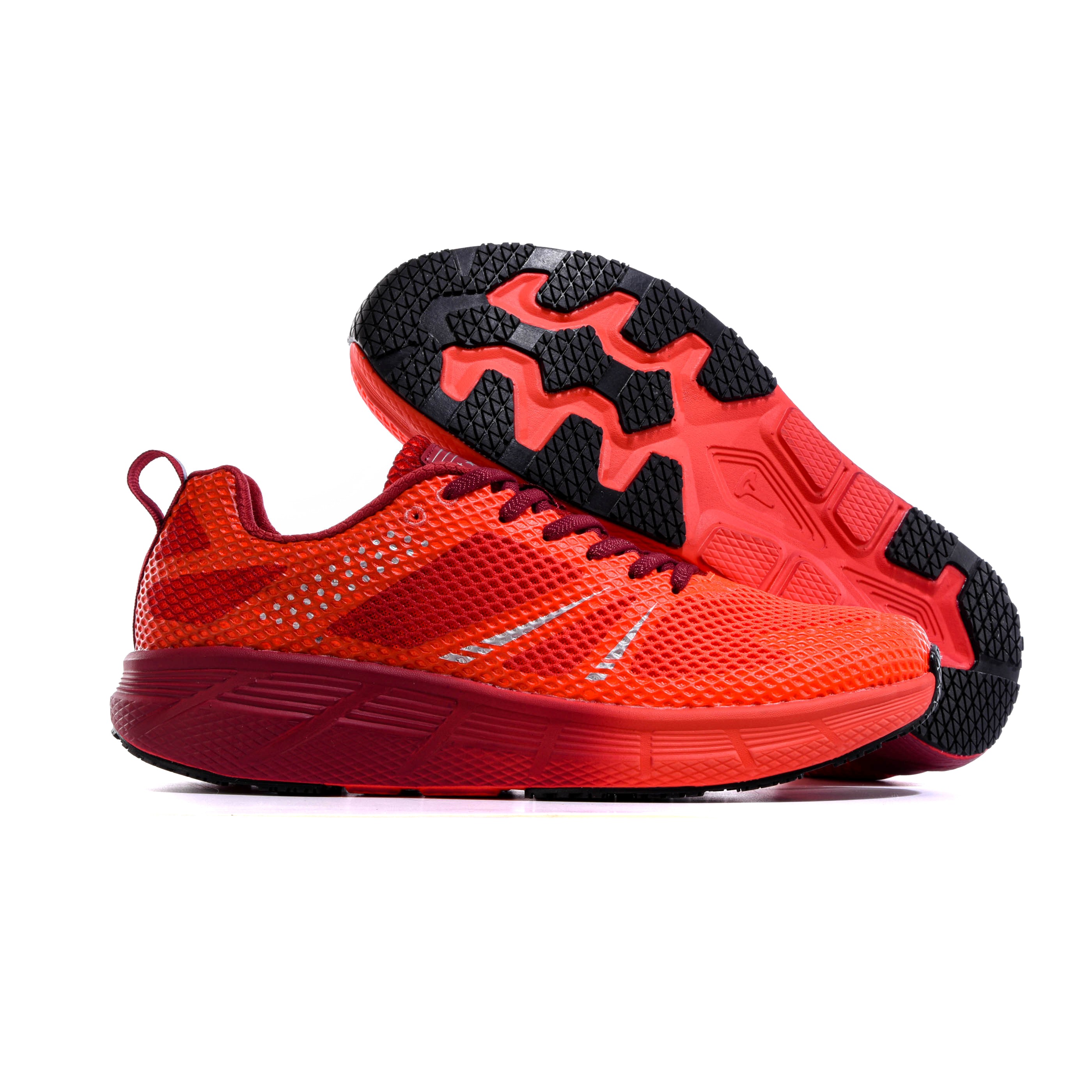 TREEPERI Casual running shoes, thick-soled cushioned running shoes, unisex marathon racing training shoes, rope skipping aerobics, shock-absorbing bre