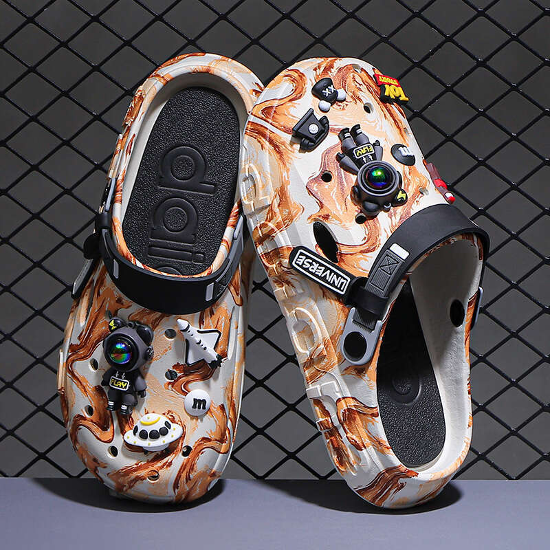 Free shipping EVA Clogs Summer 2026 top New Non-Slip Odor-Resistant Beach Slippers high quality Outdoor DIY Sports Sandals Men