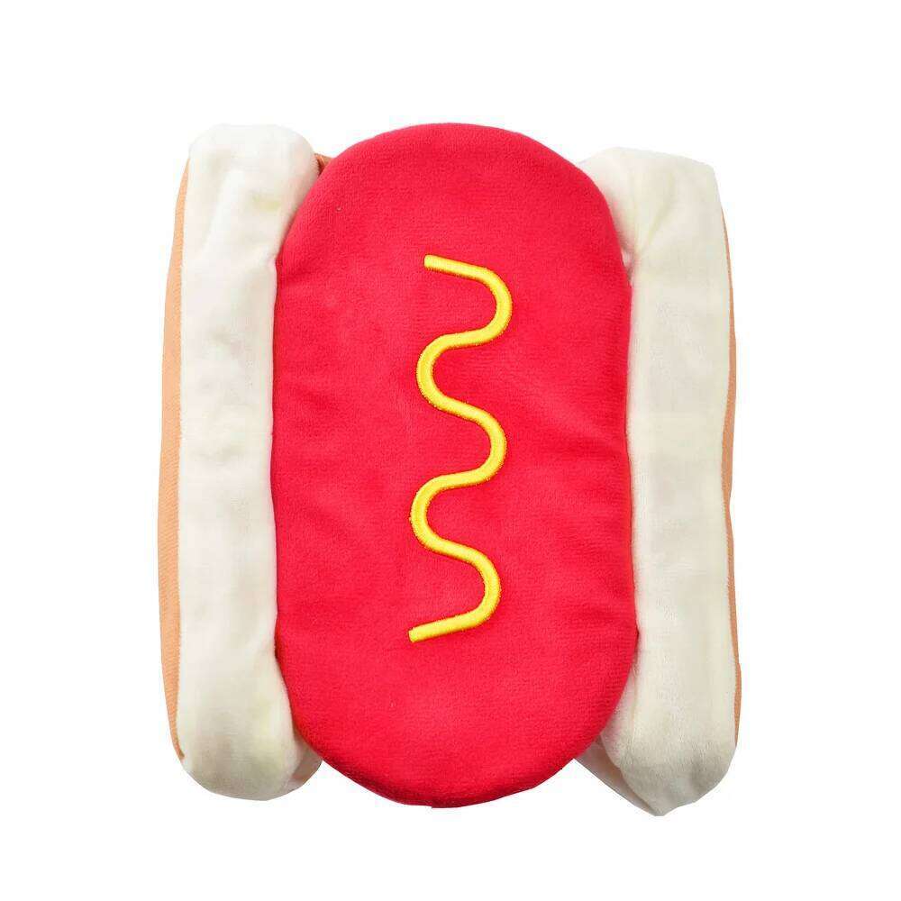 Halloween Cosplay Costume For Small Medium Dogs Cute Hot Dog Shape Adjustable Puppy Party Chihuahua Bulldog Pug Pet Outfits