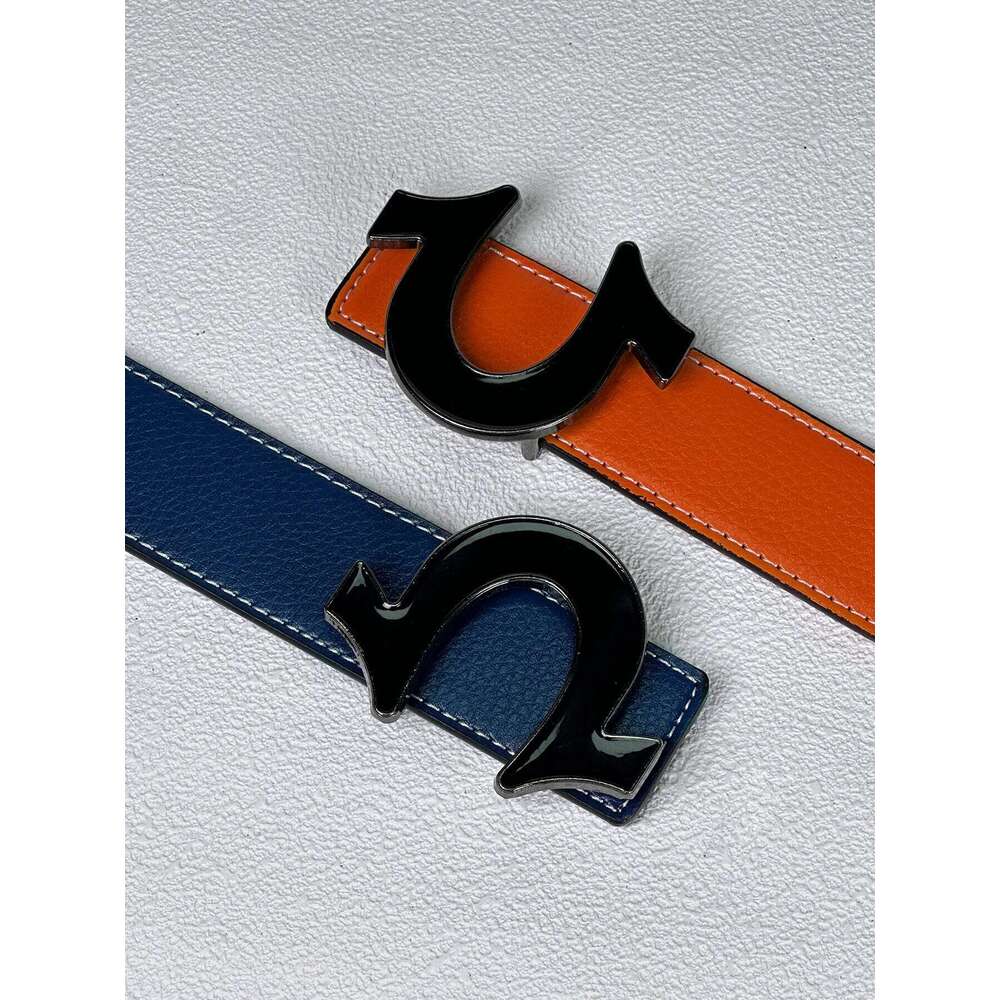 Internet Celebrity's New Style Men's Light Luxury Belt, Trendy Jeans, Trousers, Casual Pants, Versatile Pants Belt Chunjinqiuli