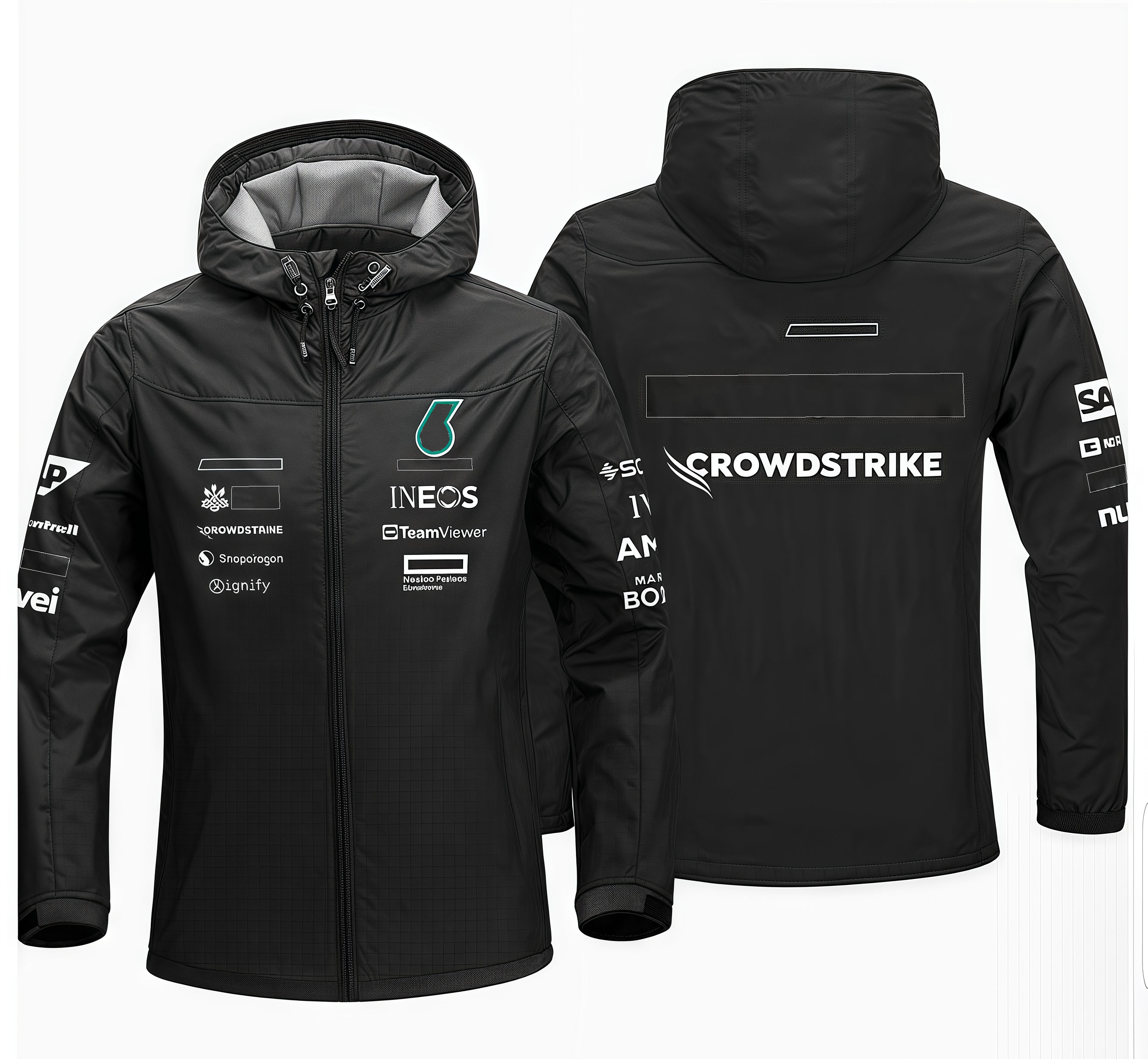 F12025 Formula 1 Racing Suit Hoodie F1 Logo Waterproof Jacket
