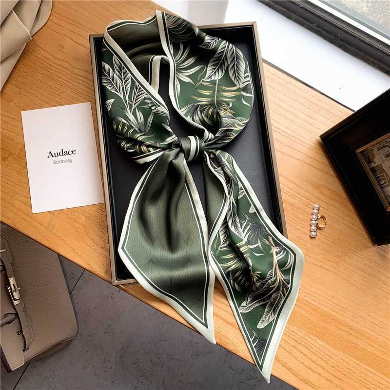 Luxury Long Silk Scarf Fem Horse Print Thin Narrow Scarf Bag Hair Band Ribbon Scarfs Wen Neckerchief X260328