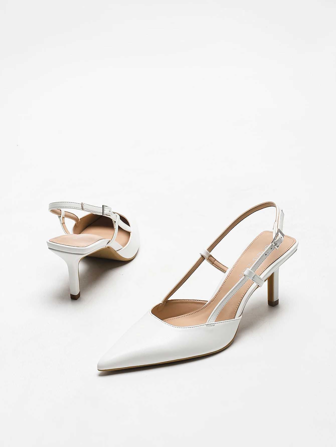Fashionable and elegant womens shallow pointed-toe high heels comfortable simple and versatile slim high heels Z260330