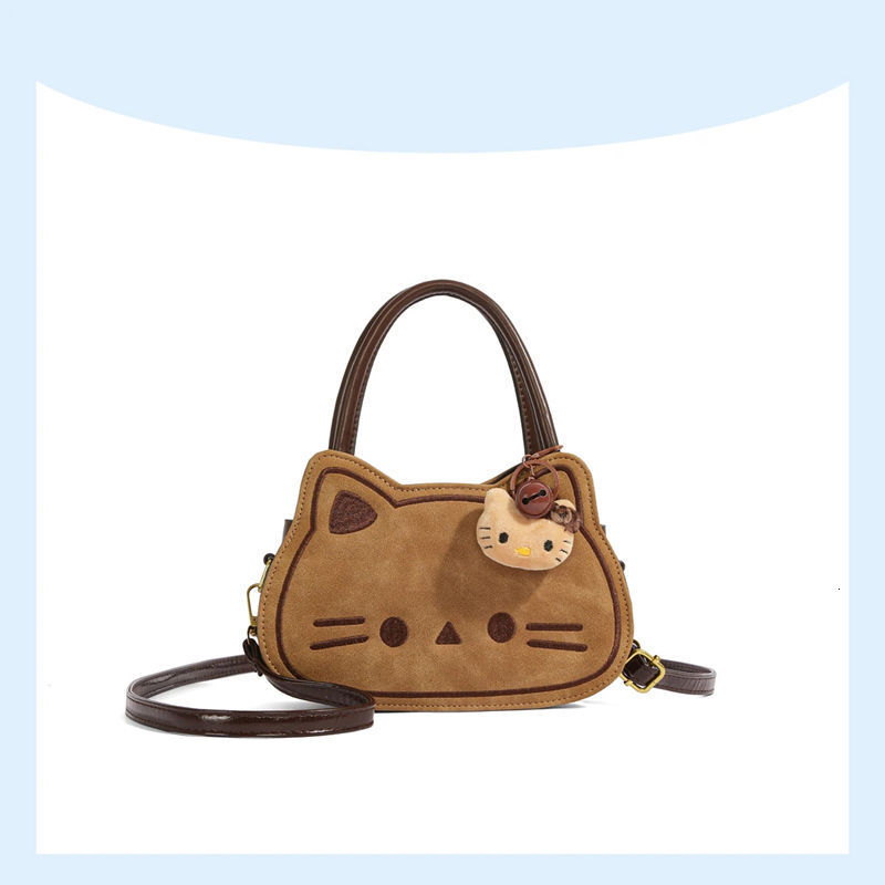 Cute Kitten Handbag for Women 2025 New Trendy Autumn Winter Fashion Cartoon Quirky Single Shoulder Crossbody Bag