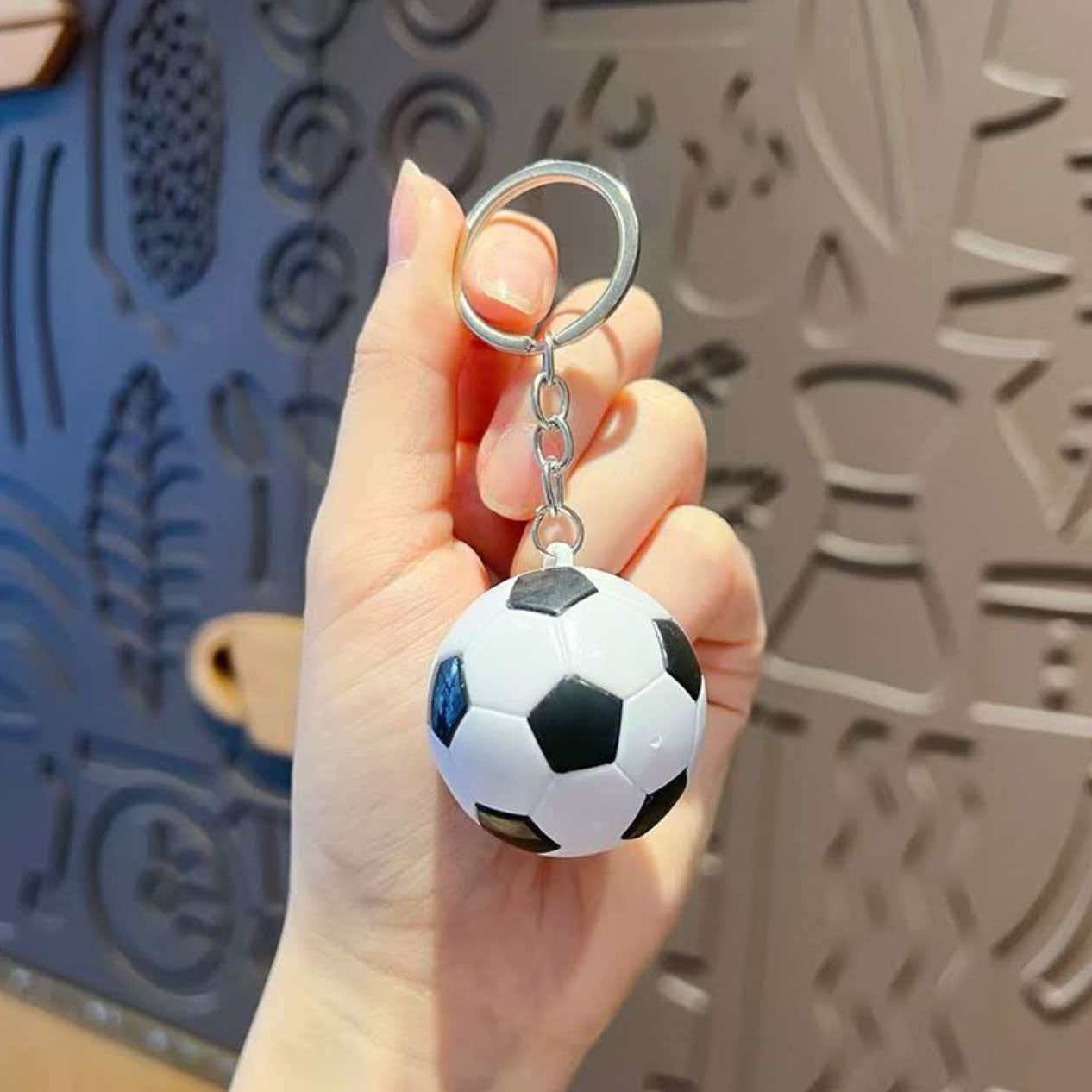 2026 World Cup Soccer Keychain, Simulated Football Pendant, Fans Commemorative Small Gift