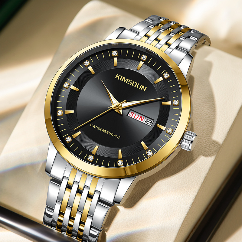Watches Men Designer Chic Fashionable Moissanite Stainless Steel Watch Band Sports Horloge Running Swimming Reloj Hombre Homme Montre De Luxe