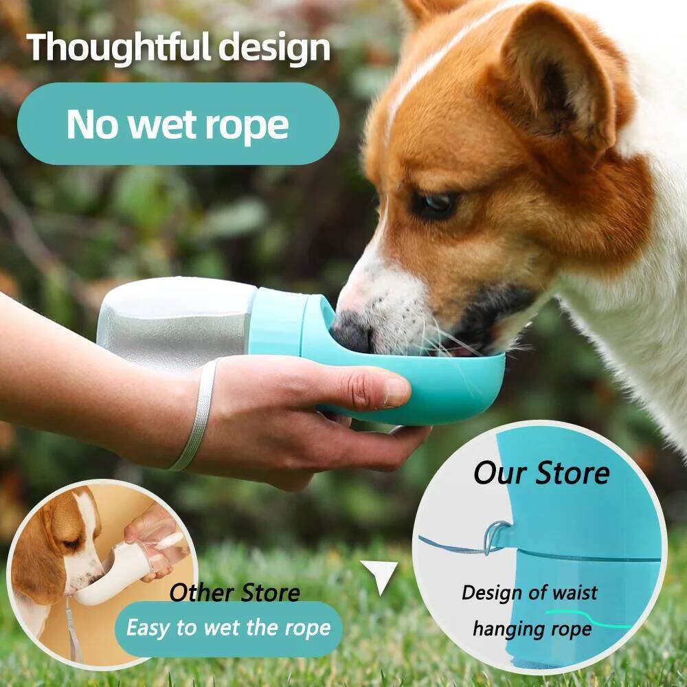 Water Bottle For Pet Dog Cats Feeder Bowls Outdoor Hiking Portable Puppy Drinking Container Golden Retriever Chihuahua Pug