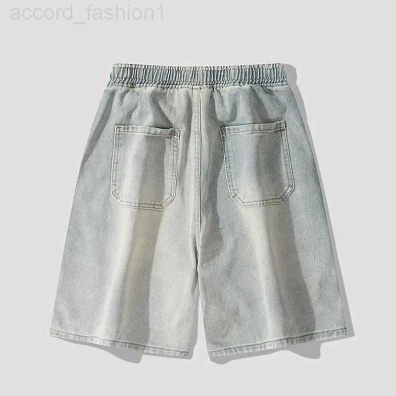 2025 Mens Summer Denim Shorts Casual Lightweight Five Inch Shorts Baggy Loose Fit Y2K Streetwear Vintage Straight Leg Fashion Je H260330