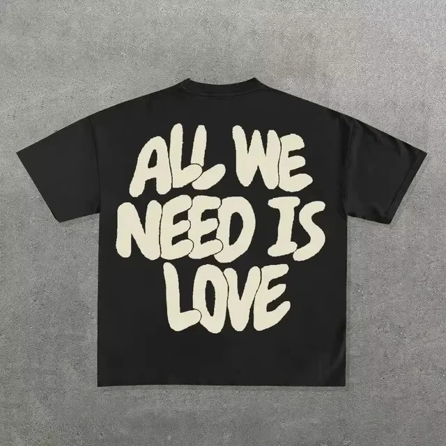 Ins Streetwear Y2k T Shirt Mens Harajuku Hip Hop Graphic Print Casual Cotton Round Neck TShirt Women Gothic Short Sleeve Tops 260327