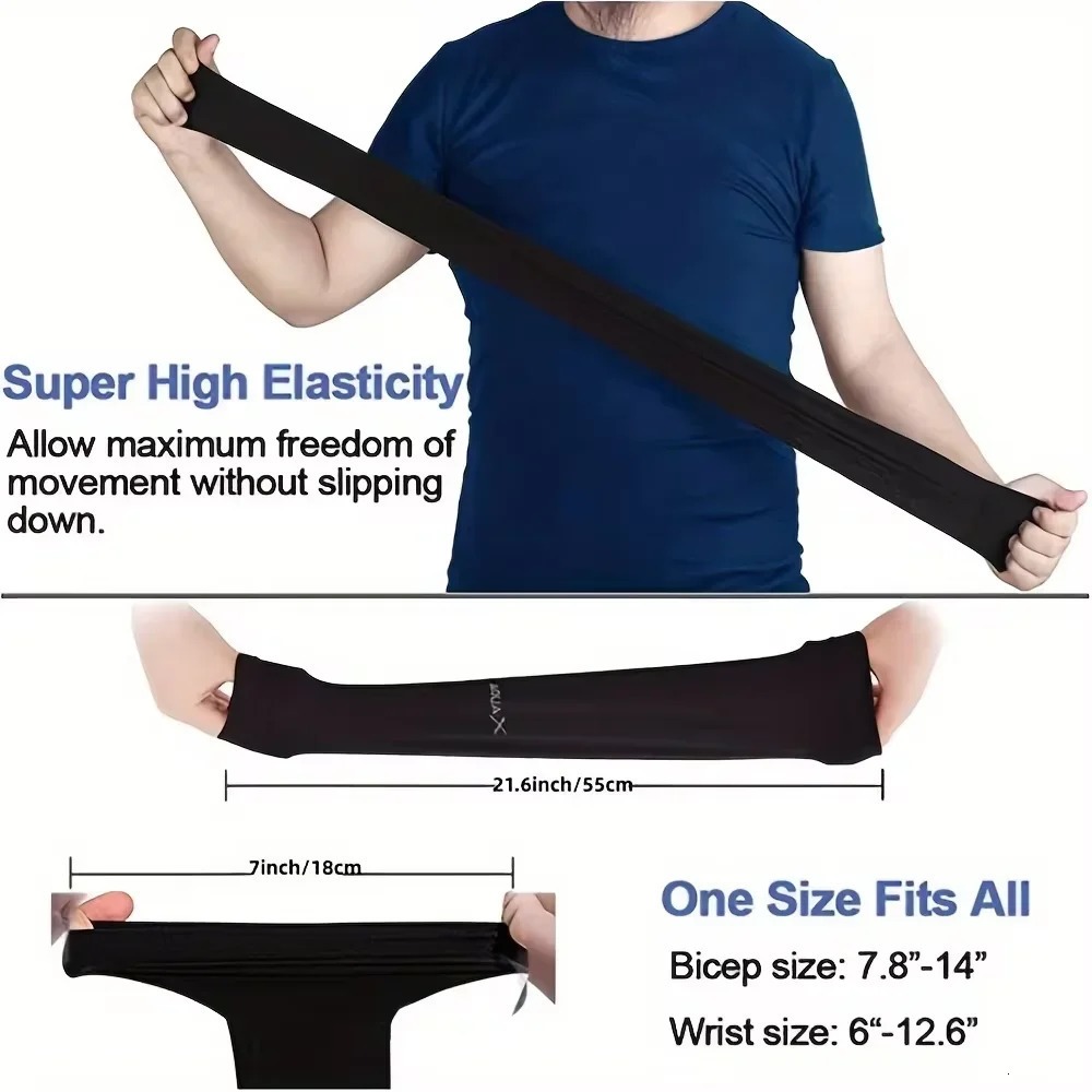 3 Pair of Breathable Sun Protection Sleeves UV Protective Gear for Sports Driving Outdoor Adventures 260312