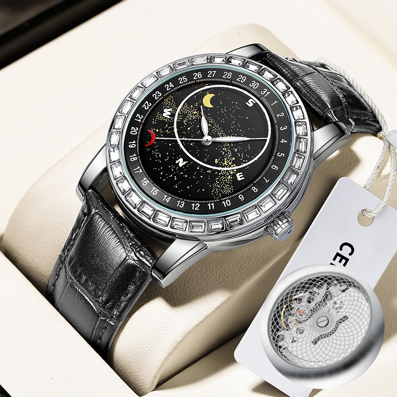 Watches Men Designer Moissanite Wristwatch Classic Sporty Sports Diamond Vintage High Quality Factory Running Cycling Reloj Hombre Homme Montre De Lux
