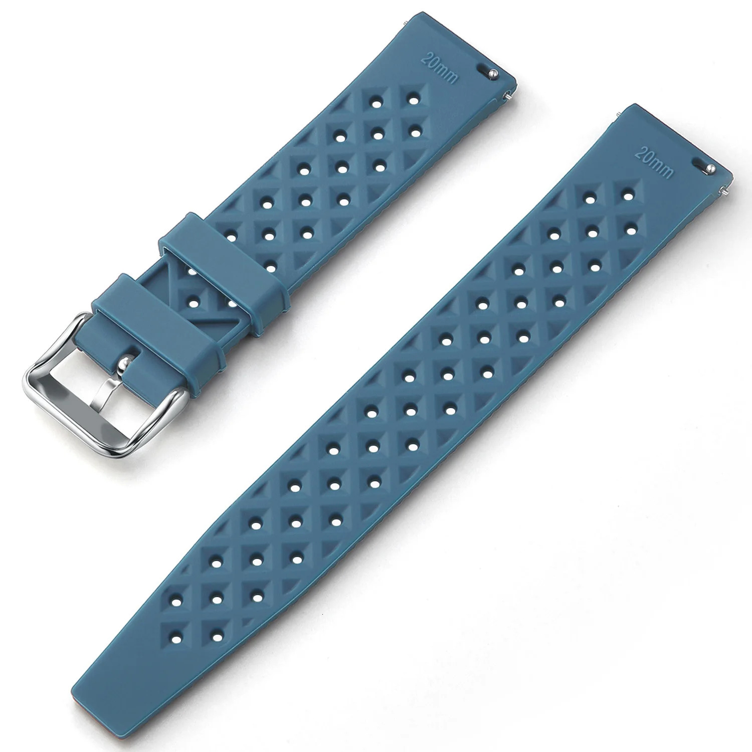 Tropical Silicone Watch Band Quick Release 18mm 20mm 22mm Rubber Tropic Smart Strap Waterpfroof MutiColor 260318