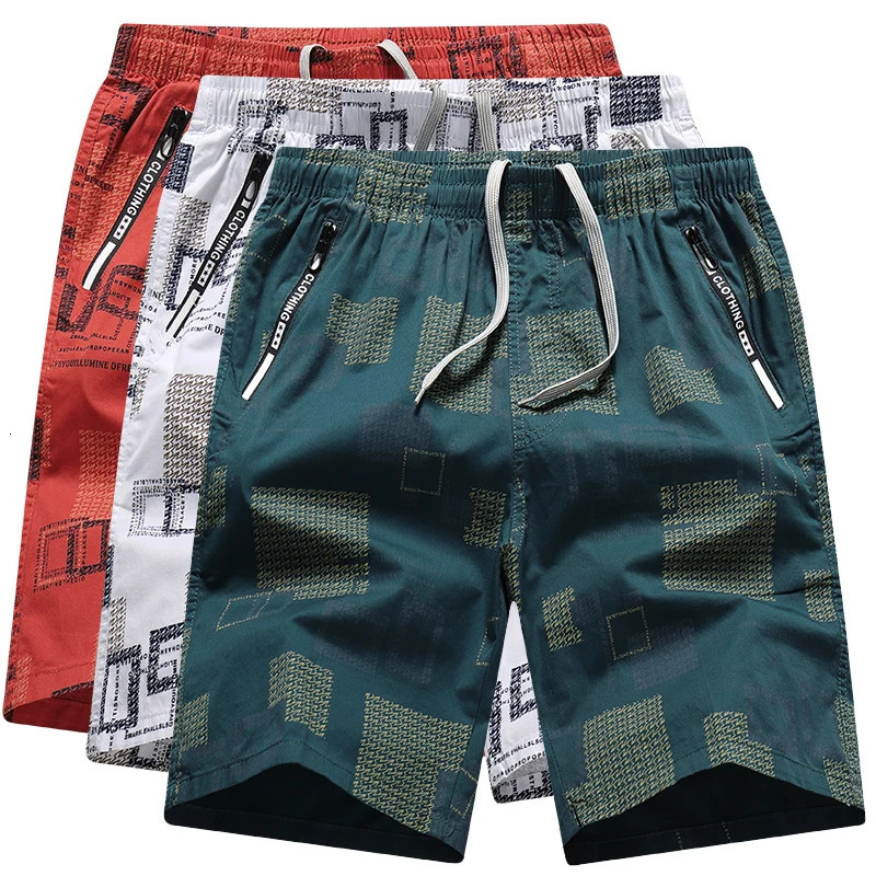 Mens Sweatpants Baggy Comfortable Shorts Male Casual Travel Outdoor Sports Bermuda Shorts Elastic Waist Y2K Print Half Pants 260327