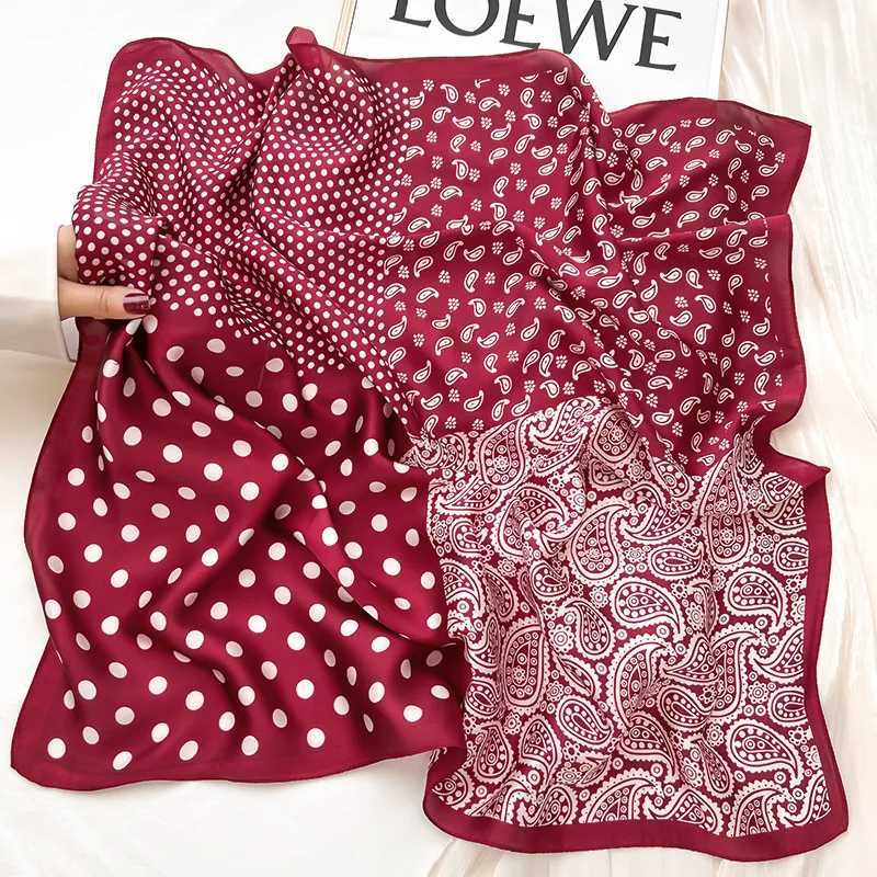 New Silk Scarf Neckerchief Womens Silk Square Scarf Purse Luxury Scarf for Women Silk Headscarf SJ01 Z260330