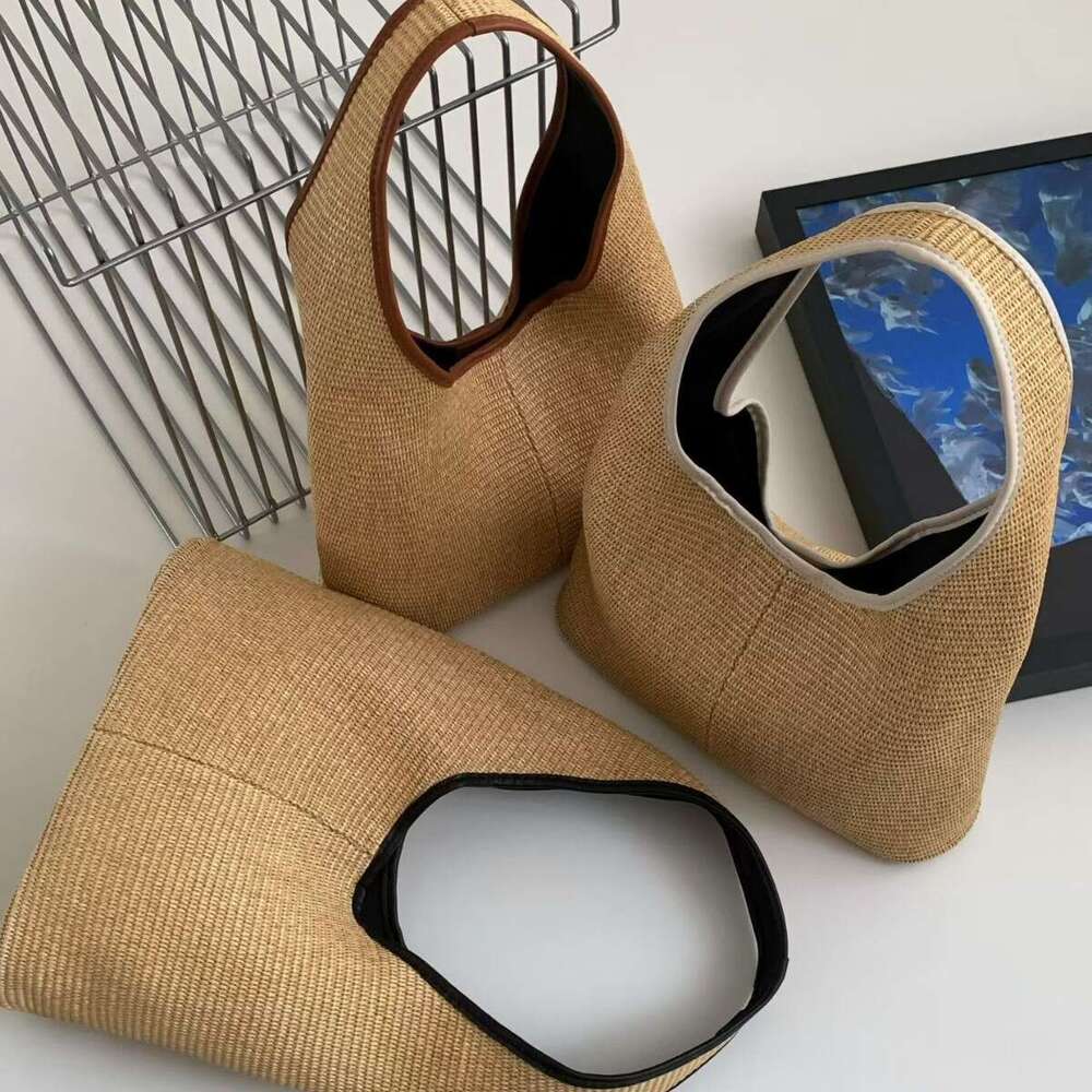 Women 2026 Casual Large Capacity Straw New Women S Woven Shoulder Underarm Lazy Style Summer Beach Bag