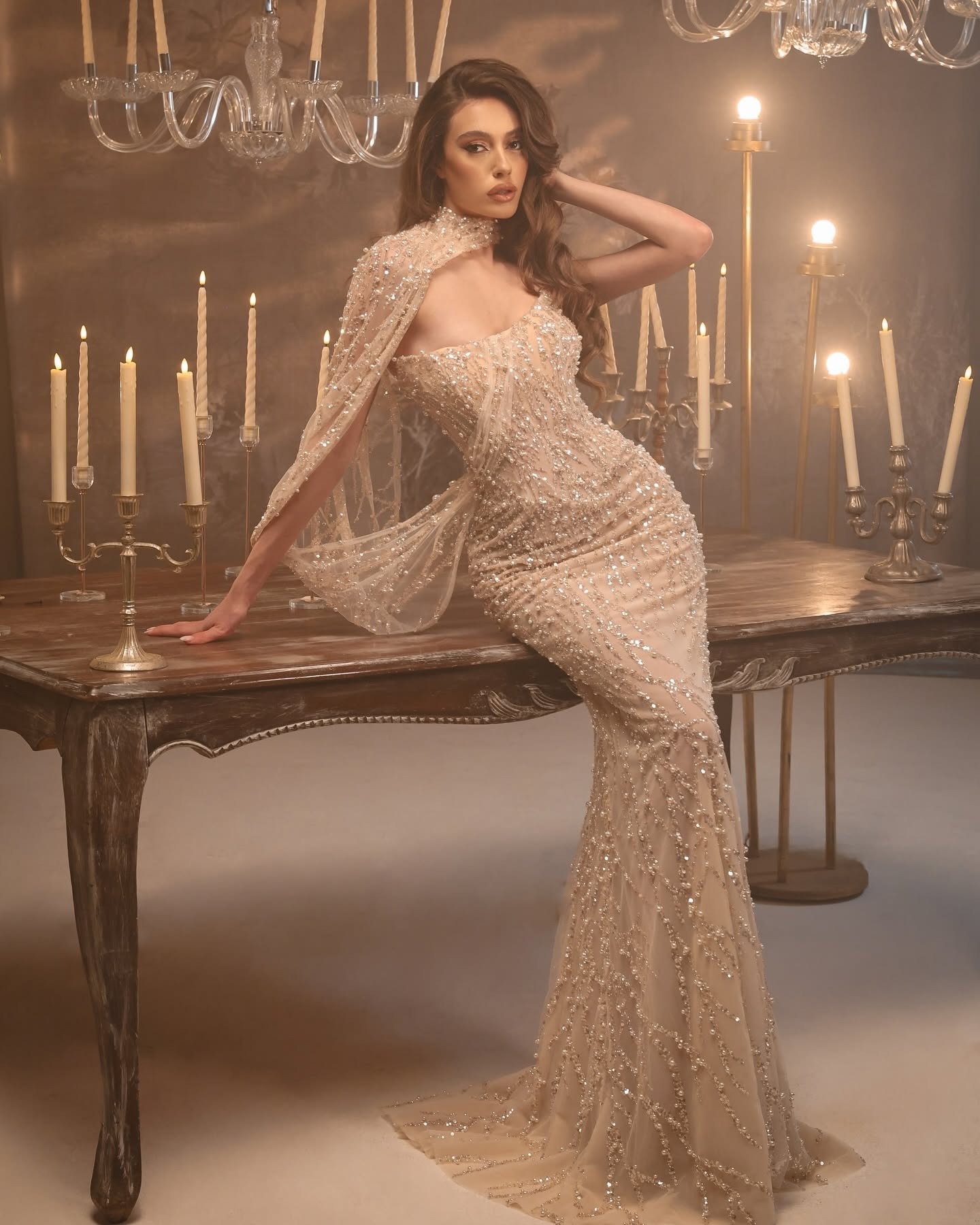 Exquisite Prom Dress Boat Neck Bridal Dresses Sexy Crystal Sequins Lace Evening Dress Floor Length Party Gown Size Customized vestido de novia