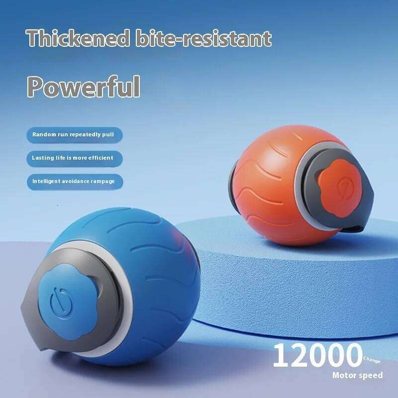 Interactive Toys Automatic Rolling Ball Faux Tail Rechargeable Smart Pet Electric Toy Dog Cat Training Imitate Mouse