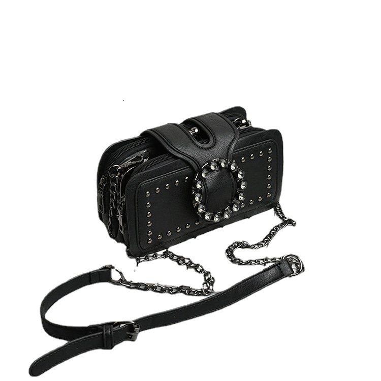 2026 New Trendy Fashion Vintage Chain Small Square Bag, Korean Style Single Shoulder Crossbody Bag for Women