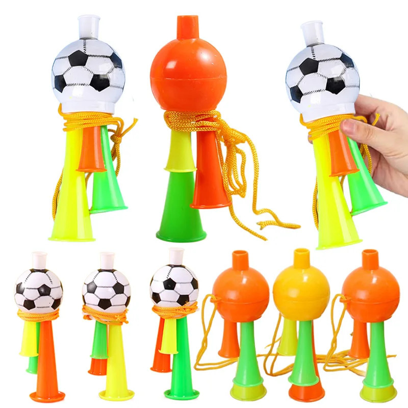 5pcs Air Horn Plastic Stadium Horns Cheerleading Supplies Football Match Audience Cheering Props Party Noise Generator TMZ 260330