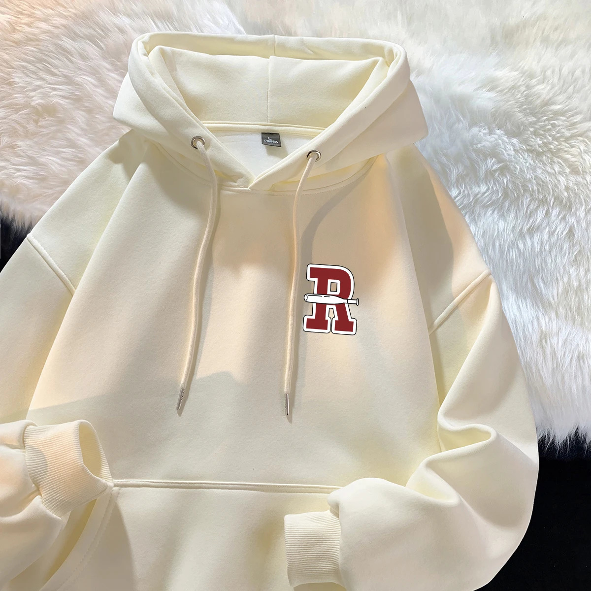Adult Mens Autumn Hooded Sweatshirt Trendy Letter Print High-end Daily Versatile Loose Comfort Top Outdoor Warm Sportswear 260330