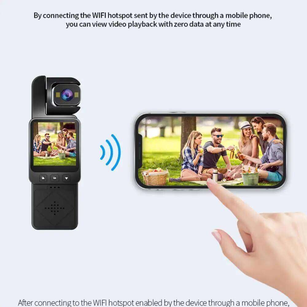 Mini WIFI IP65 Waterproof Action 1.54 Inch 1080 HD Sports Camera Chest Worn Video Recorder Cycling Vlogging 26H0330