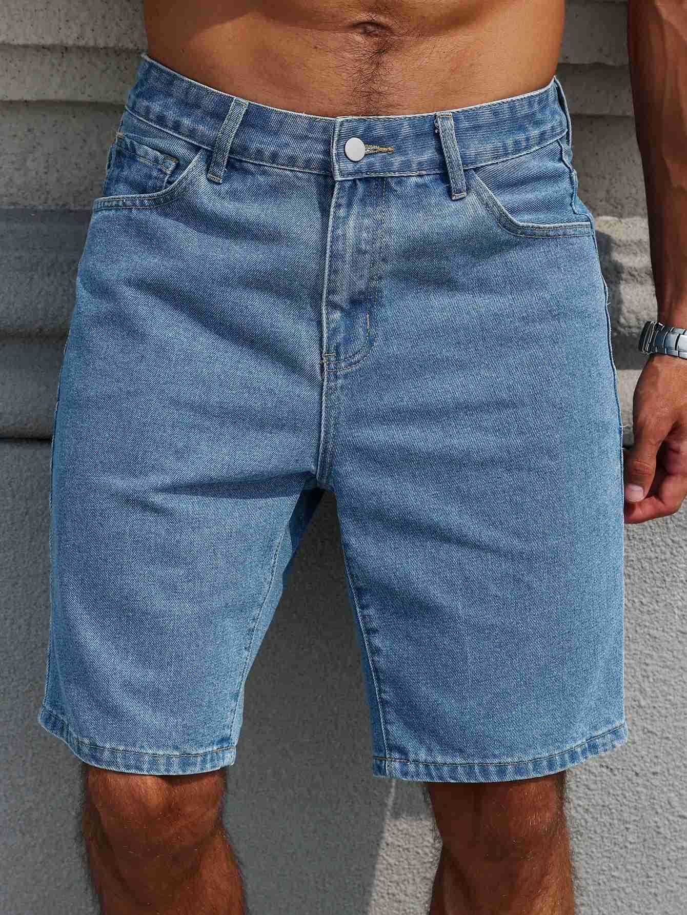 Mens summer denim shorts A common item in summer Simple in style Suitable for casual outings and trips H260330
