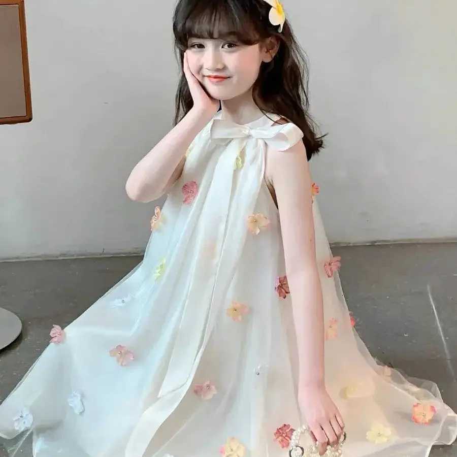 Summer Mesh Vest Dress for Kids Princess Girl Dresses Korean Reviews Many Girls Clothes From 5 6 Years Womens 11 12 Old 8 10 14T260330