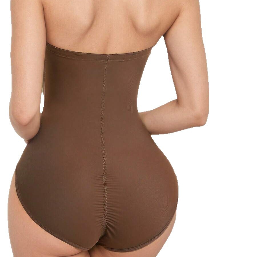 Seamless Shapewear Plus-Size Body-Shaping Shapewear With Underwire, Strapless Seamless Tummy Control Corset Dress