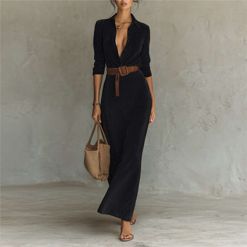 Women Designer Dresses with Belt Elegant Half Sleeve Dresses for Women 2026 Semi Formal Dresses