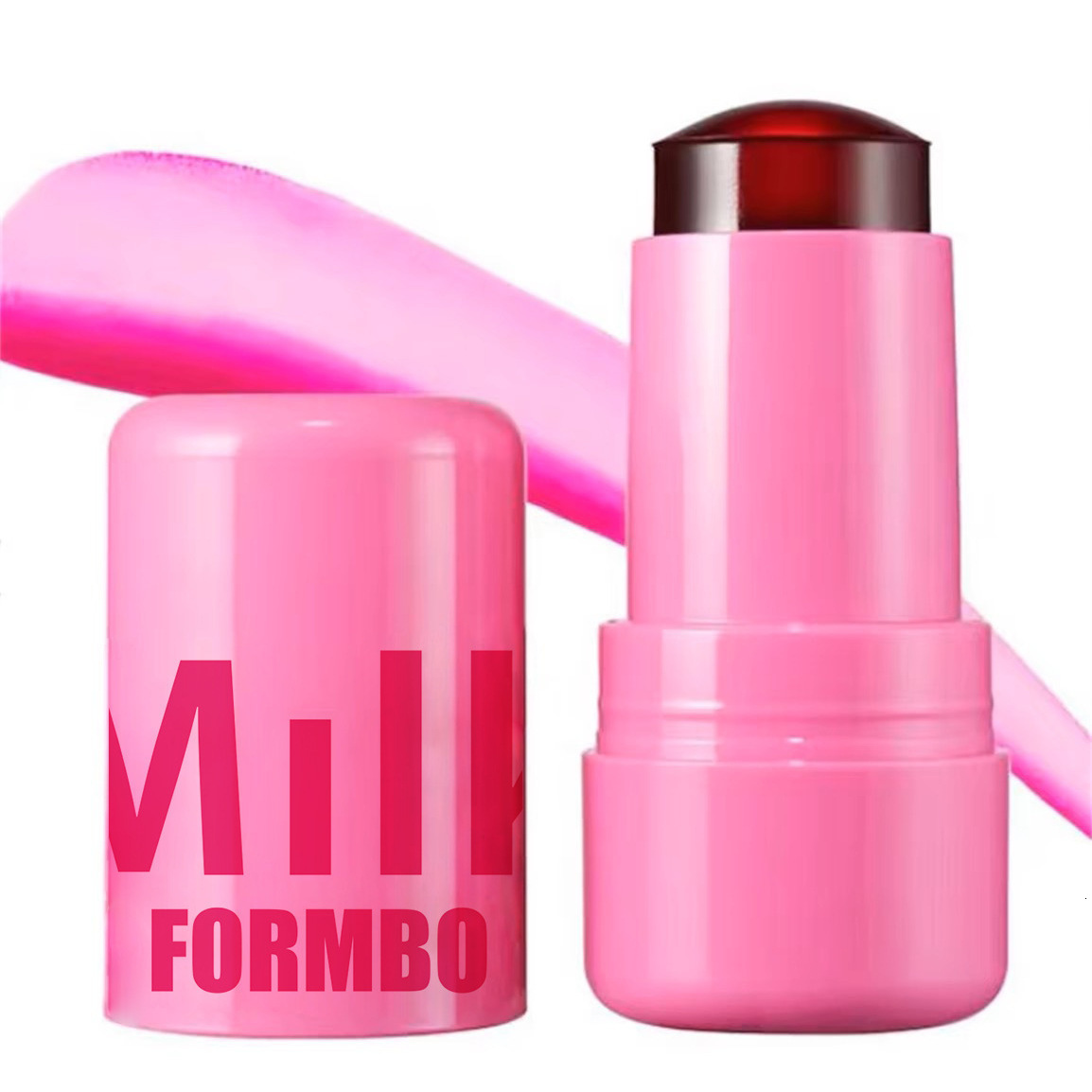 Original Milk Makeup Blush Stick Cooling Water Jelly Tint Jelly Blush Stick Watercolor Multi-Use Matte Blush Lip Tinted Makeup 240624