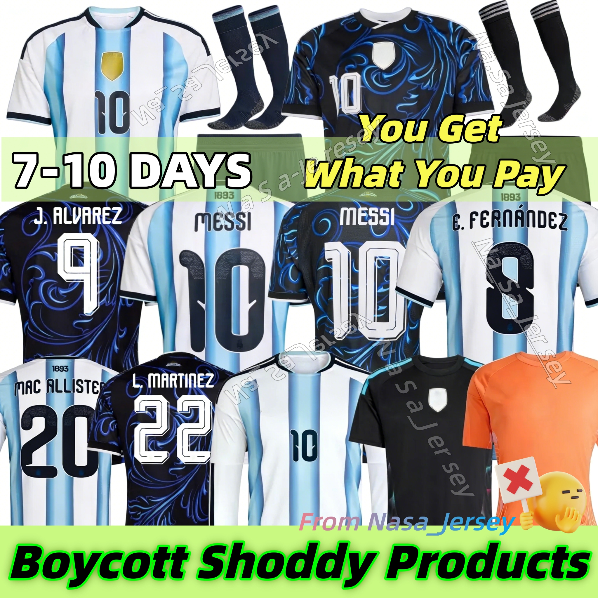 3XL 4XL 2026 World cup ArgENtiNAS Soccer Jerseys MESSIS Camisetas MAC ALLISTER Kids Kit 2026 National Team Player Football Shirt DI MARIA LAUTARO MARTINEZ 3 Stars