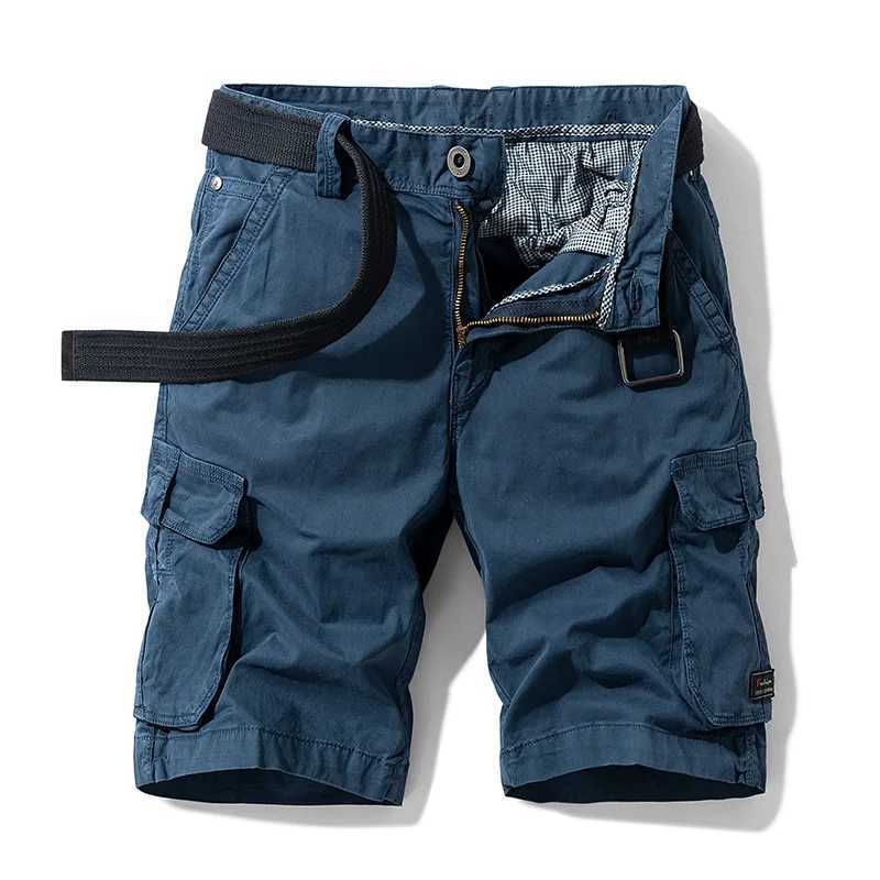 2025 Summer Cargo Short Men Fashion Casual Shorts Mens Military Cargo Pocket Pants Cotton Male Tactical Shorts No Belt Plus Size Z260331