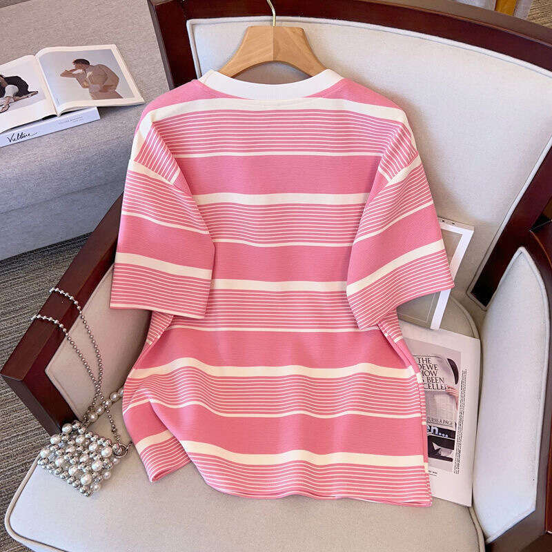 Plus Size Short Sleeve Shorts Two-Piece Set Casual Sports Outfit Summer Fashion Women's Clothing - view 5