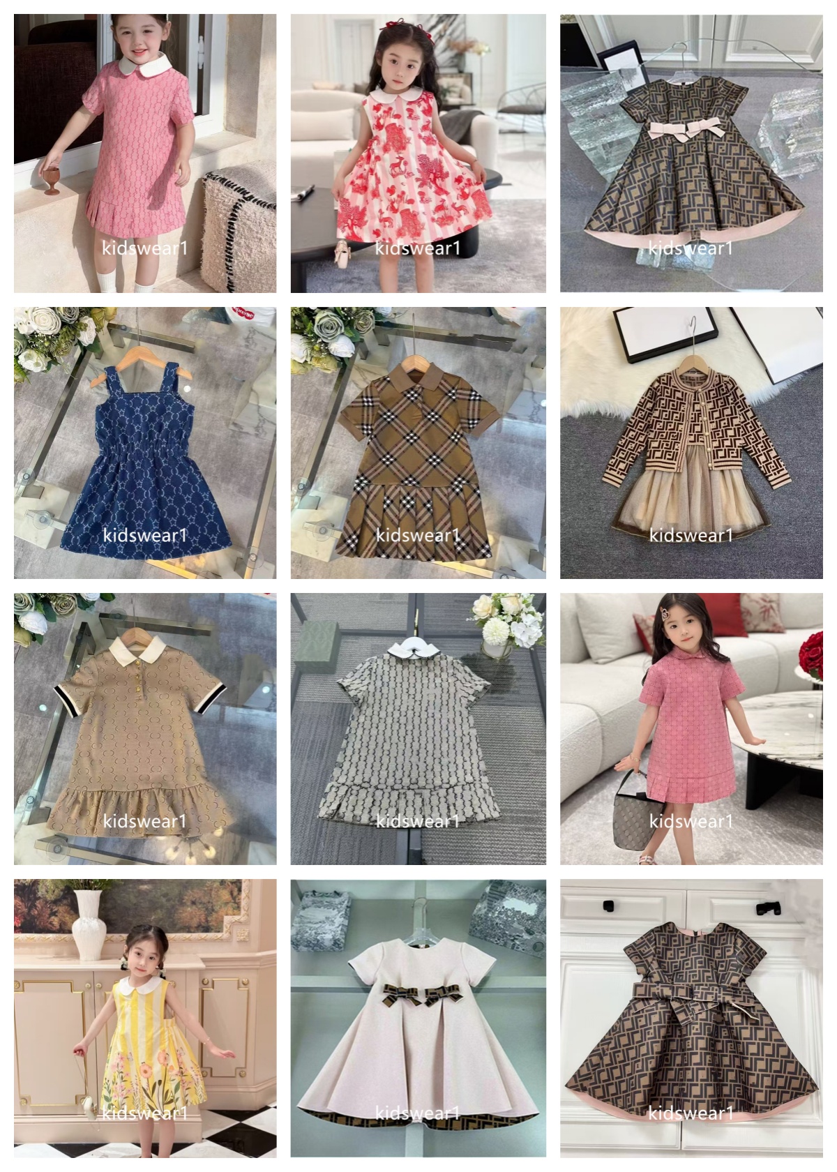 Girls pink polo shirt newborn Short Sleeved top Girl Jumpsuit Princess Dress toddler Baby kids designer clothes girl Dresses