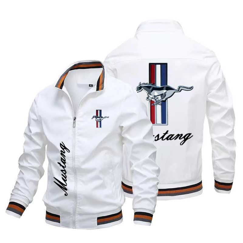 Summer New Hot Sale Ford Mustang Mens Jacket Fashion Brand Jacket High Quality Oversized Moto Racing Breathable TopT260331