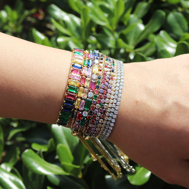 Colorful Zircon Bracelet Super Multiple Style Optional Style Sweet Romantic Womens Bracelet 240813