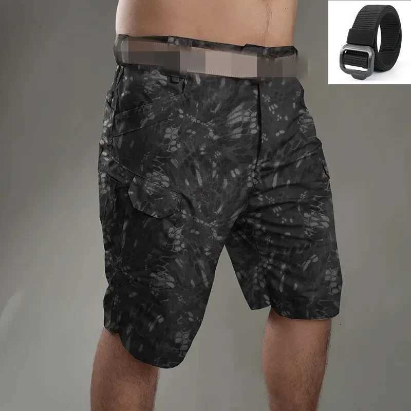 Gift Belt IX7 Style Army Fan Tactical Shorts Multi Pocket Cargo Shorts Summer Outdoor Training Hiking Shorts Pants Z260331