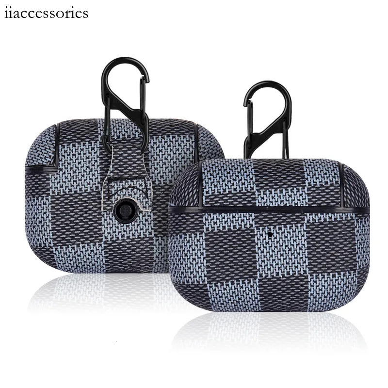 Headphone case Compatible Bluetooth Leather Pattern Earphone Brand Protective Case