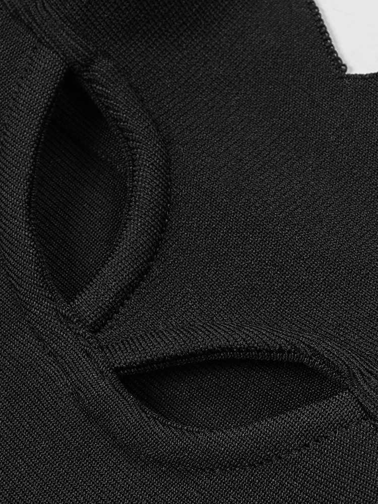 VC Black Halter Elegant Dress For Women 2025 New Summer Evening Party Celebrity Bodycon Long Dress Red Brown Prom Vestido C260331